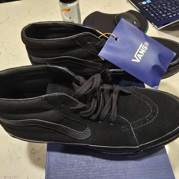 Vans OTW Sk8 Mid 83 LX ALL BLACK Mens WTAPS NOAH J CREW SIZE 10 NEW - Picture 4 of 16
